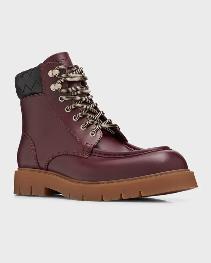 Men's Haddock Leather Lace-Up Boots - Image 9