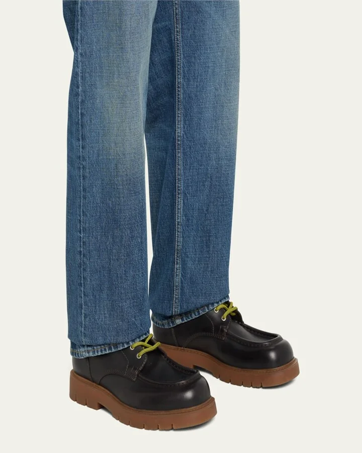 Men's Haddock Leather Lace-Up Boots - Image 2