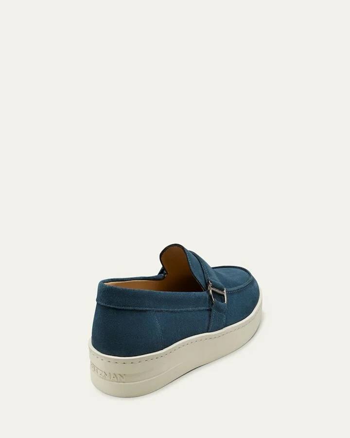 Men's Hamptons Suede Buckle Loafers - Image 5
