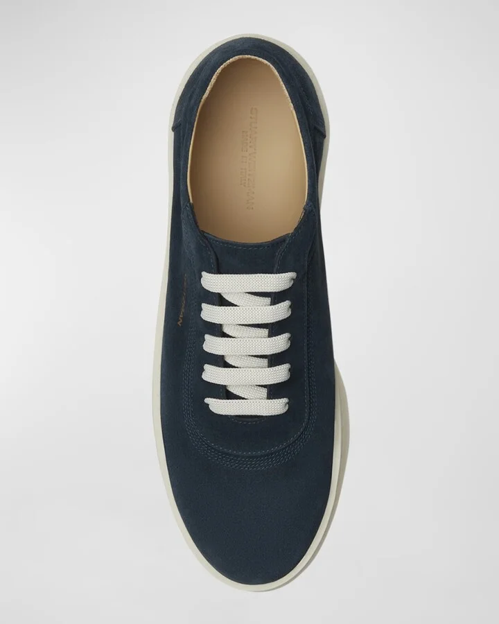 Men's Hamptons Suede Low-Top Sneakers - Image 2