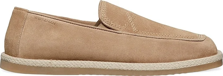 Men's Harbor Venetian Leather Espadrille - Sand - Size 10.5