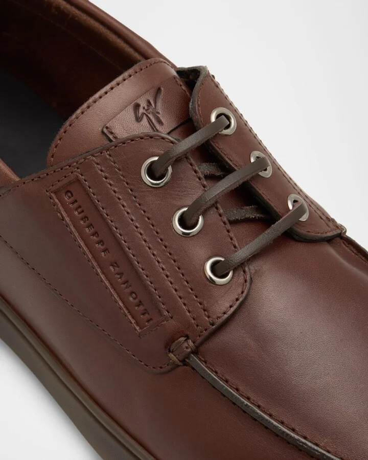 Men's Harbour Leather Boat Shoes - Image 2