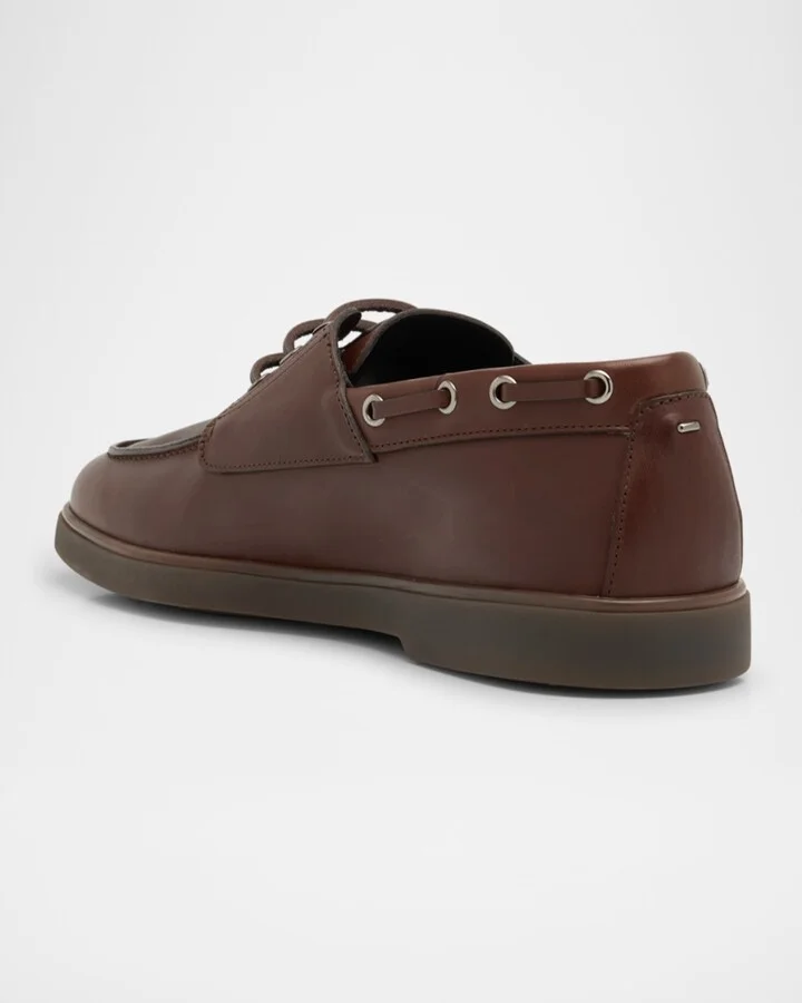 Men's Harbour Leather Boat Shoes - Image 3