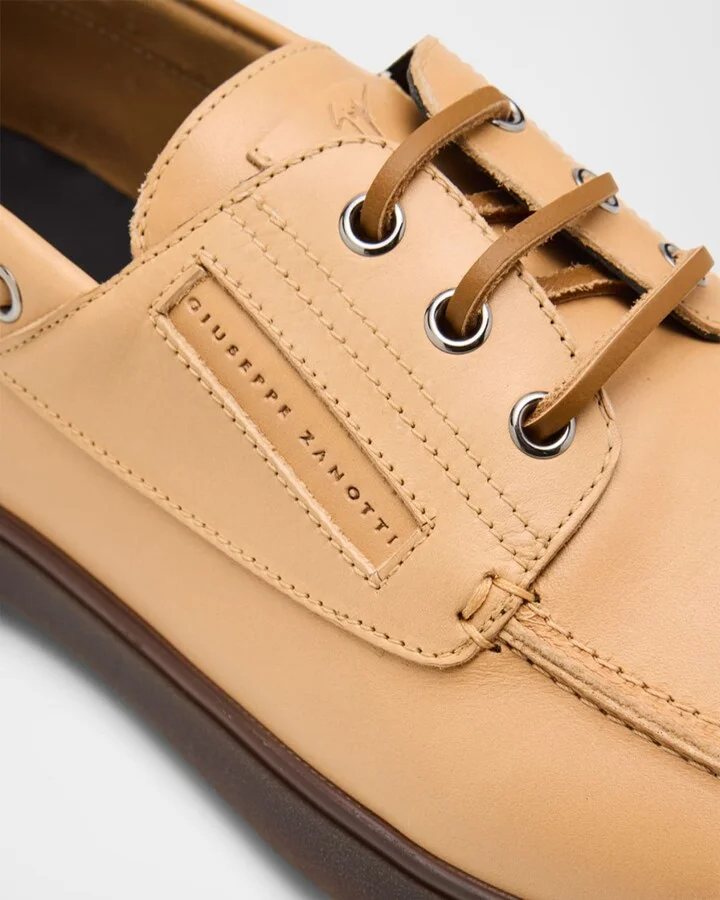 Men's Harbour Leather Boat Shoes - Image 6