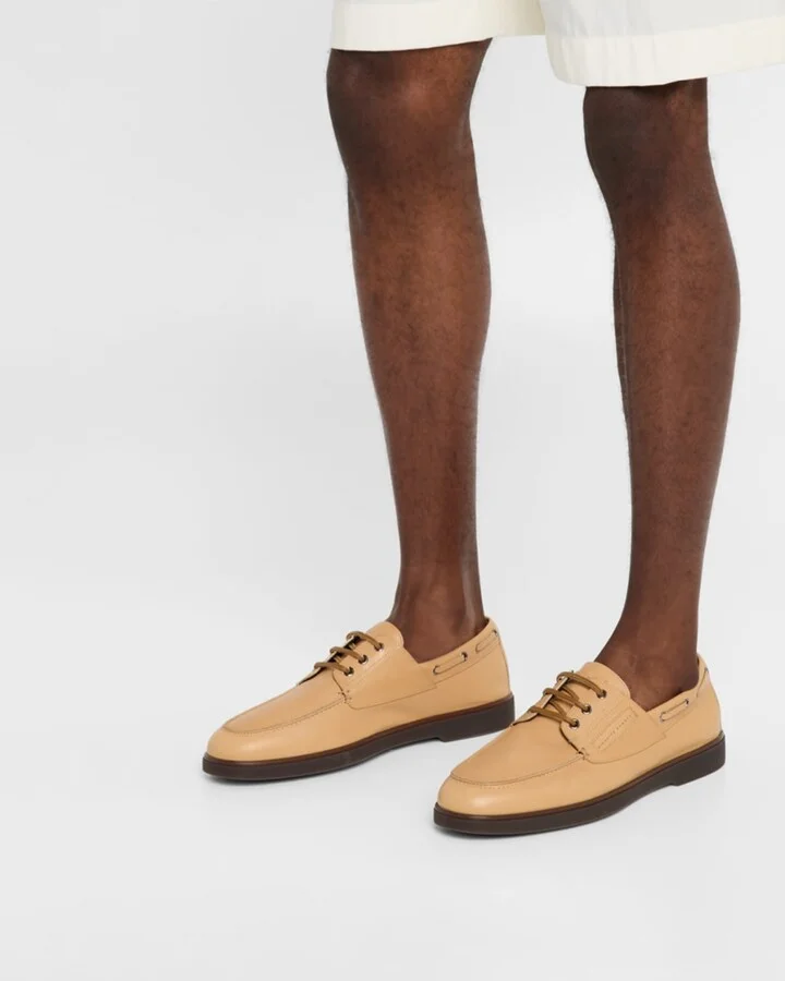 Men's Harbour Leather Boat Shoes - Image 11