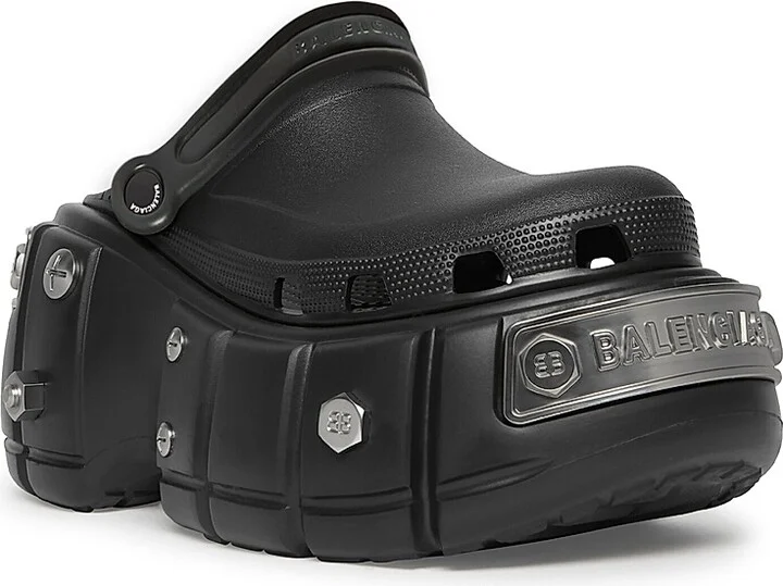 Men's Hardcrocs Sandals - Black Silver - Size 6 - Image 2