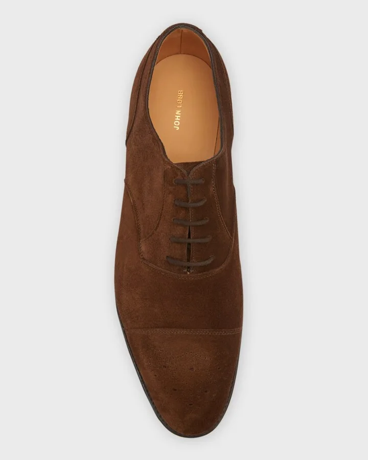 Men's Hartland Brogue Suede Oxfords - Image 2