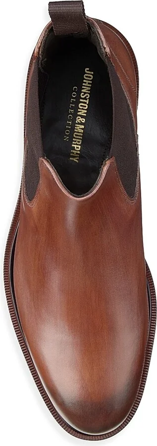 Men's Hartley Leather Chelsea Boots - Brown - Size 8 - Image 5
