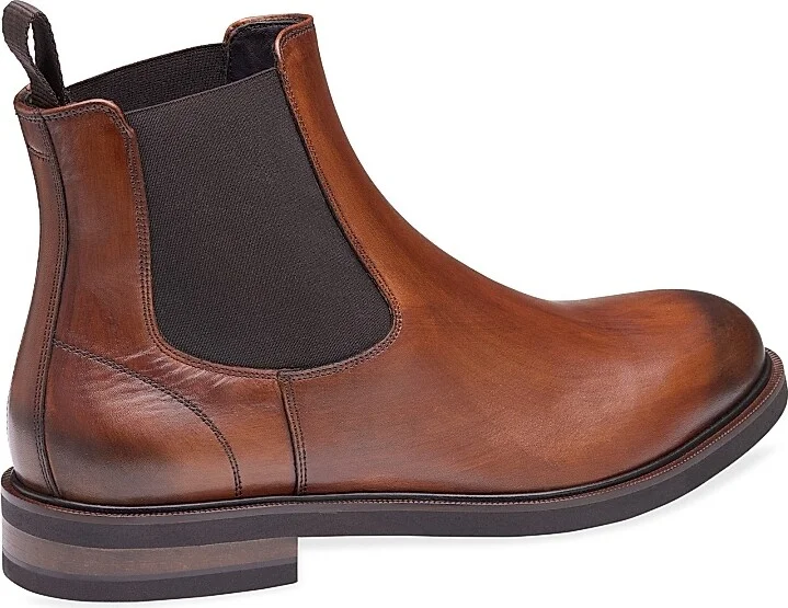 Men's Hartley Leather Chelsea Boots - Brown - Size 8 - Image 6