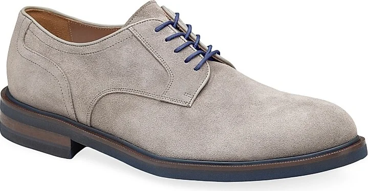Men's Hartley Suede Dress Shoes - Gray - Size 8.5 - Image 2