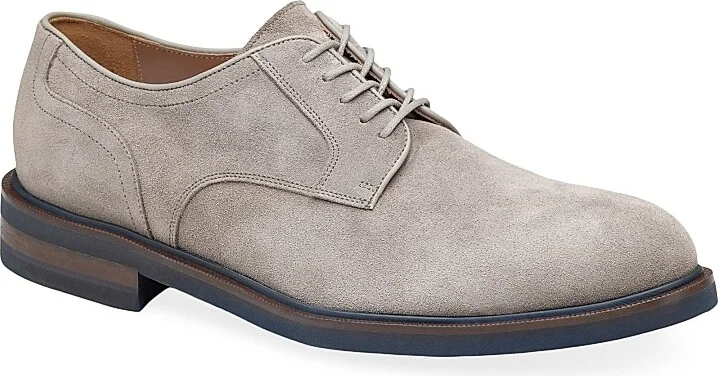 Men's Hartley Suede Dress Shoes - Gray - Size 8.5 - Image 3