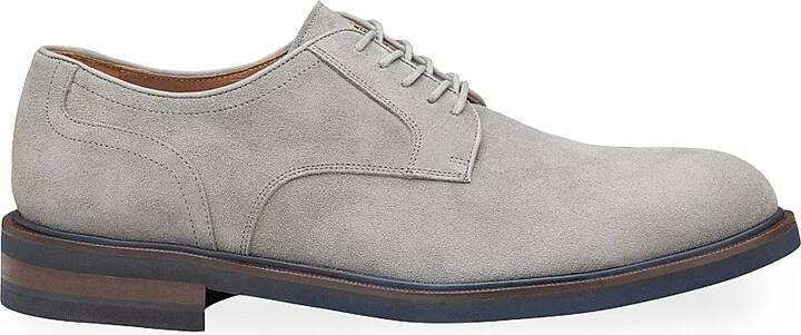 Men's Hartley Suede Dress Shoes - Gray - Size 8.5