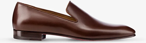 Mens Havane Dandelion Leather Loafers Eur 43.5 / 9.5 Uk Men