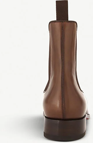 Mens Havane Samson Flat Calf Patine Boots Eur 45 / 11 Uk Men - Image 2