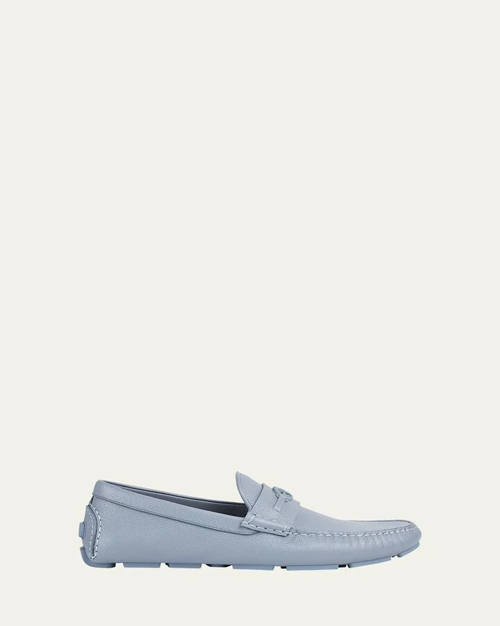 Men's Havel Interlocking G Leather Drivers