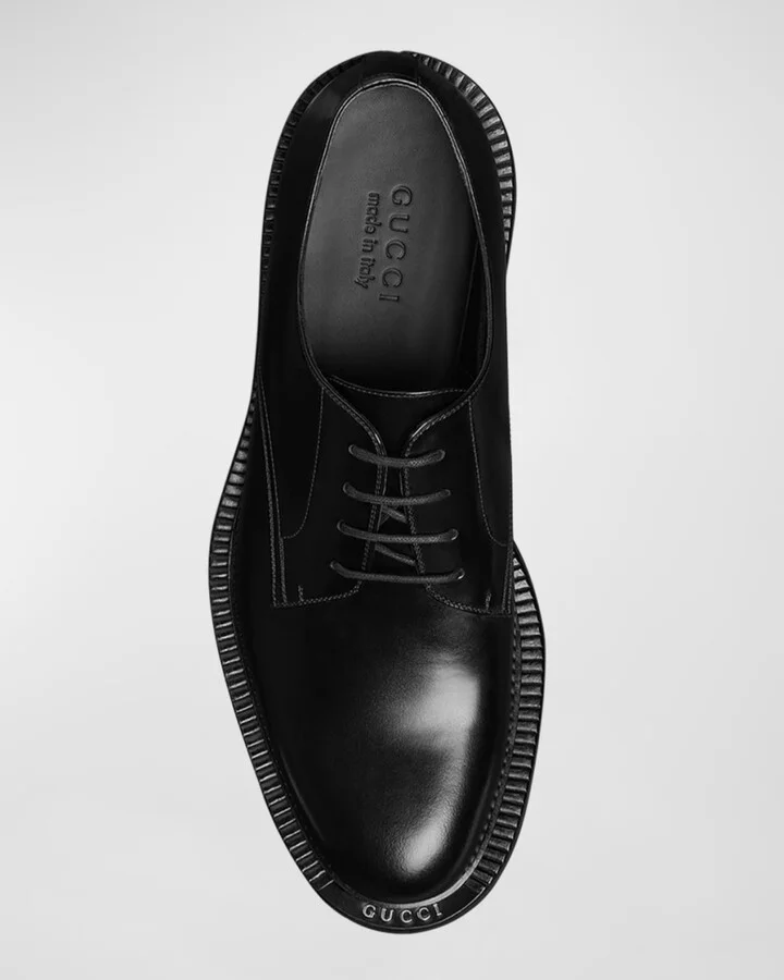 Men's Henry Leather Lace-Up Shoes - Image 3