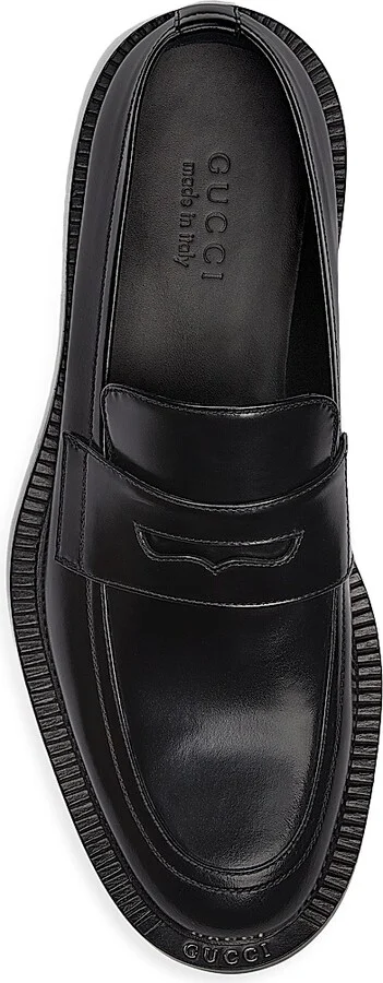 Men's Henry Leather Loafers - Black - Size 9 - Image 5