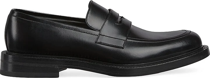 Men's Henry Leather Loafers - Black - Size 9