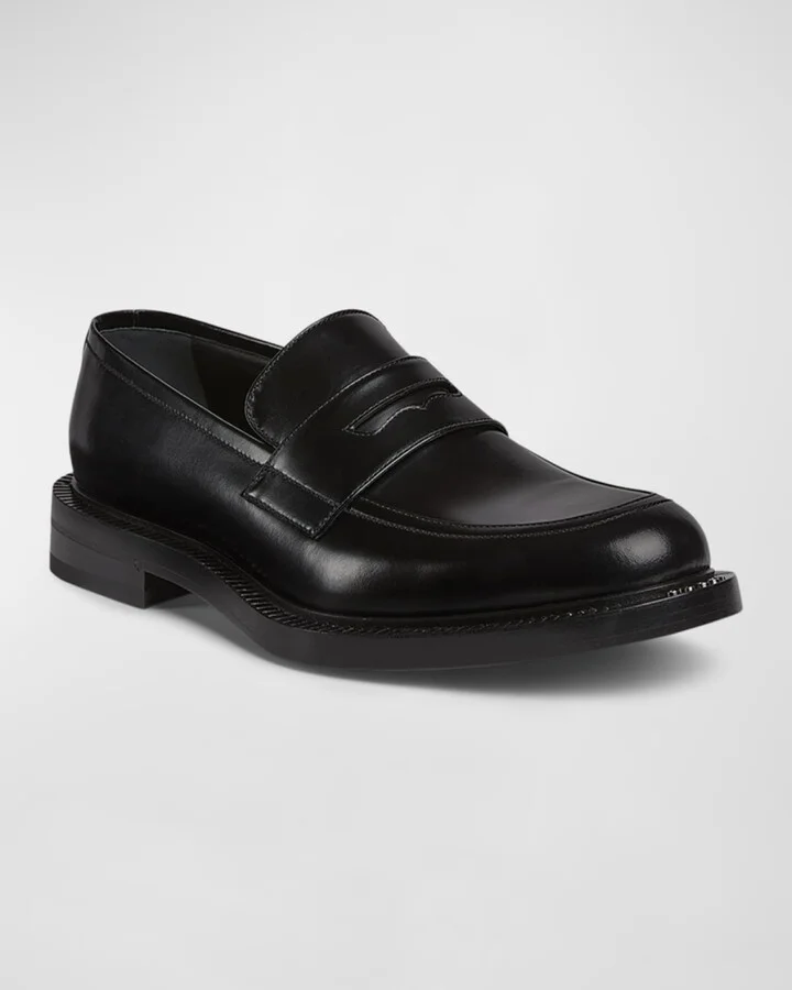 Men's Henry Leather Penny Loafers - Image 2