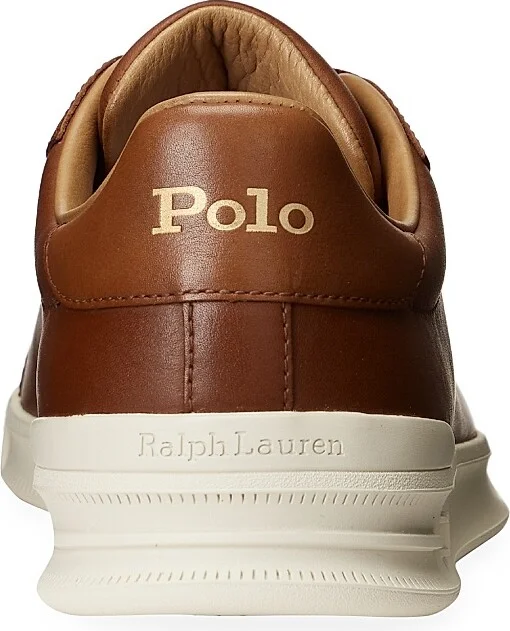 Men's Heritage Court II Leather Sneakers - Polo Pale Russet - Size 11 - Image 3