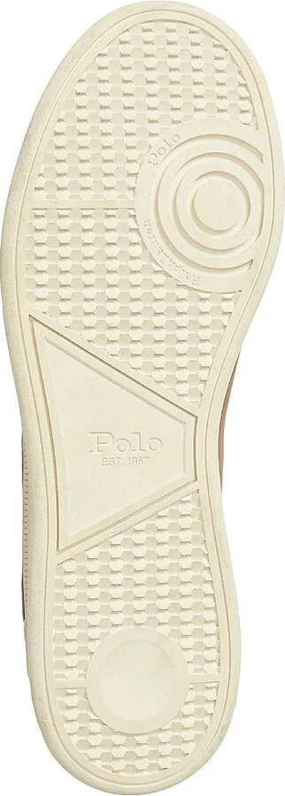 Men's Heritage Court II Leather Sneakers - Polo Pale Russet - Size 11 - Image 5