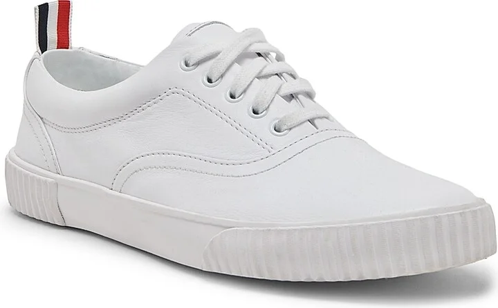 Men's Heritage Leather Sneakers - Navy - Size 12 - Image 6