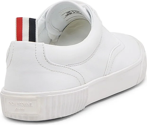 Men's Heritage Leather Sneakers - Navy - Size 12 - Image 7