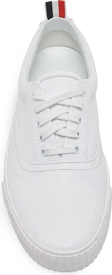 Men's Heritage Leather Sneakers - Navy - Size 12 - Image 8