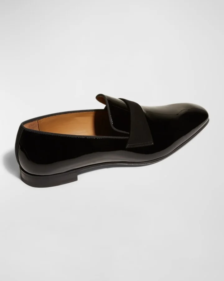 Men's Heron Patent Leather Loafers - Image 3