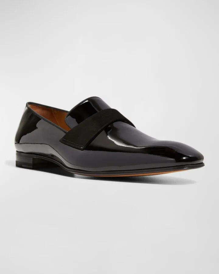 Men's Heron Patent Leather Loafers - Image 6