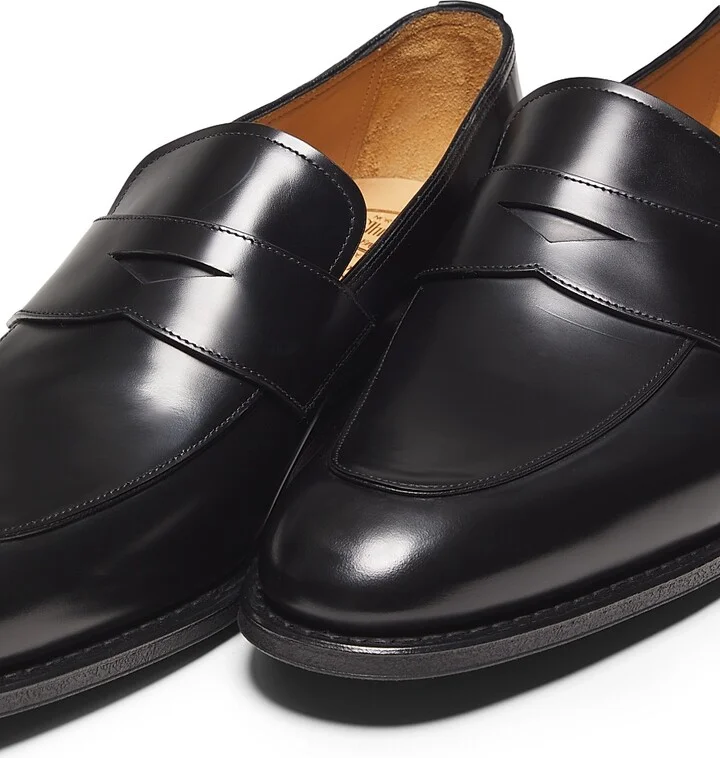 Men's Hertford Leather Loafers - Black - Size 9 - Image 2