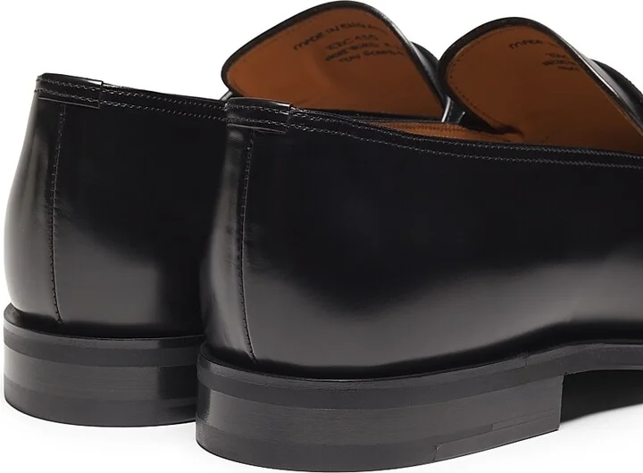 Men's Hertford Leather Loafers - Black - Size 9 - Image 3