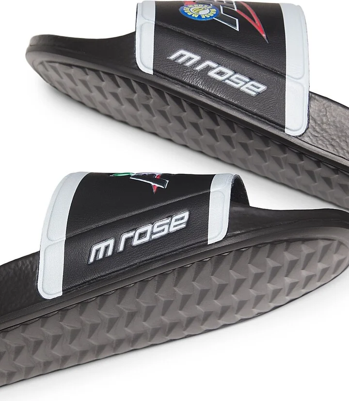 Men's High on Hope Rubber Slide Sandals - Black - Size 7 - Image 5