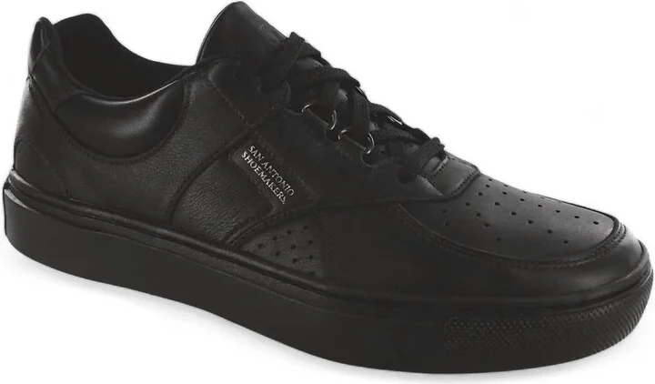 Men's High Street Lace Up Sneaker - Narrow Width In Matte Black