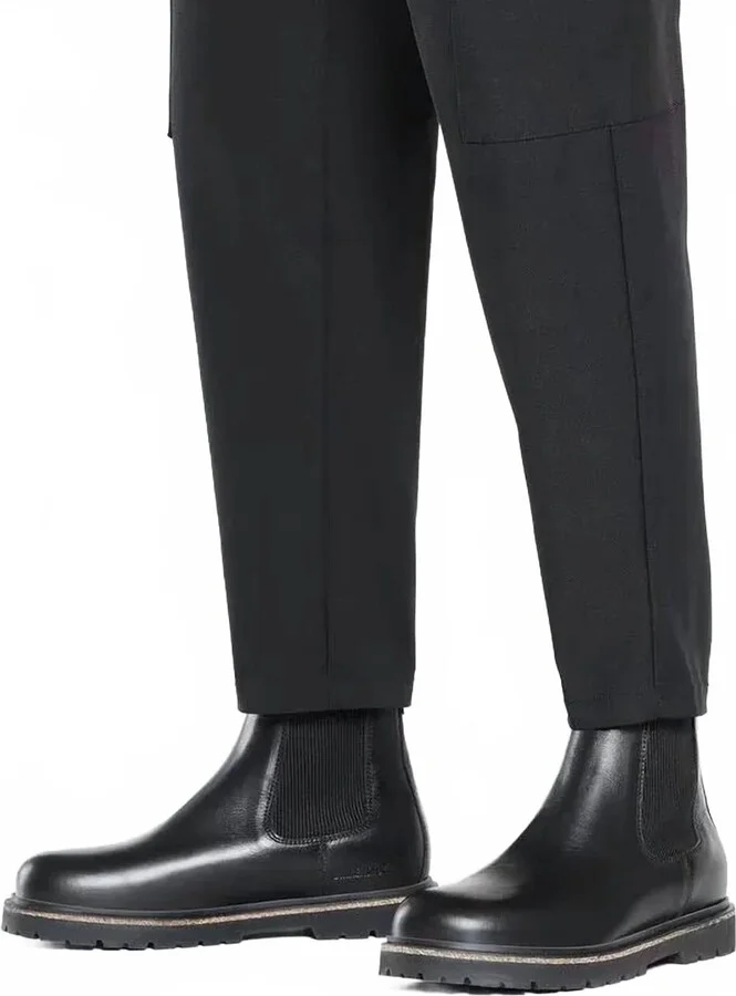 Men's Highwood Chelsea Boot In Black Leather