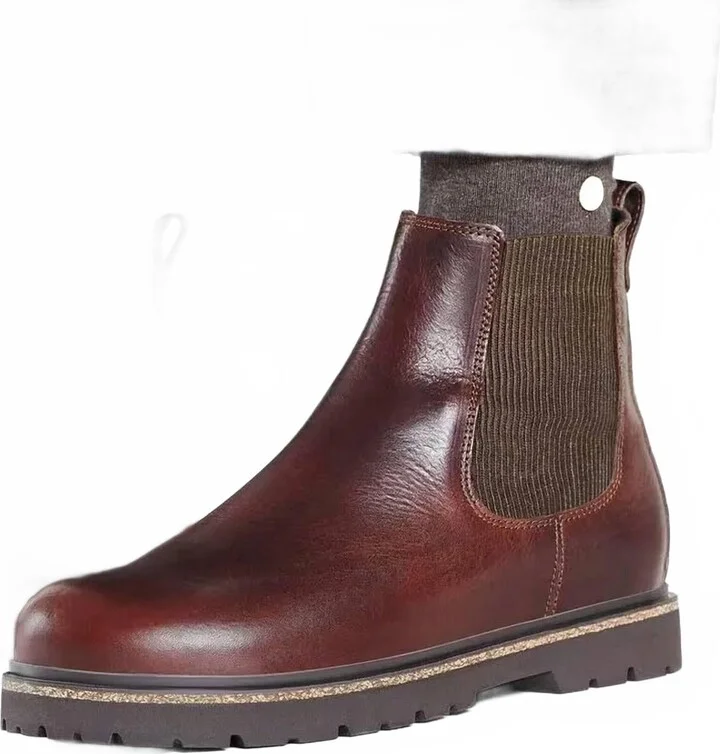Men's Highwood Chelsea Boot In Chocolate Leather