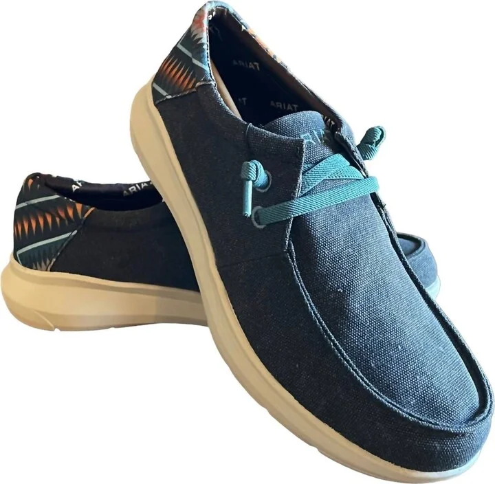 Men's Hilo 2.0 Stretch Shoes In Charcoal Blue/blue Aztec