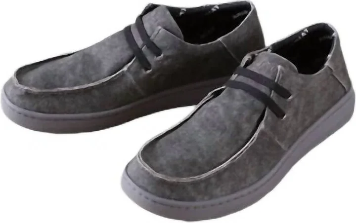 Men's Hilo Stretch Shoes In Charcoal
