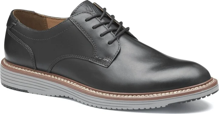 Men's Hodges Leather Plain Toe Lace-up Shoe