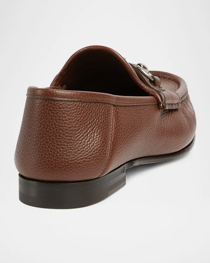 Men's Horsebit 1953 Grained Leather Bit Loafers - Image 4