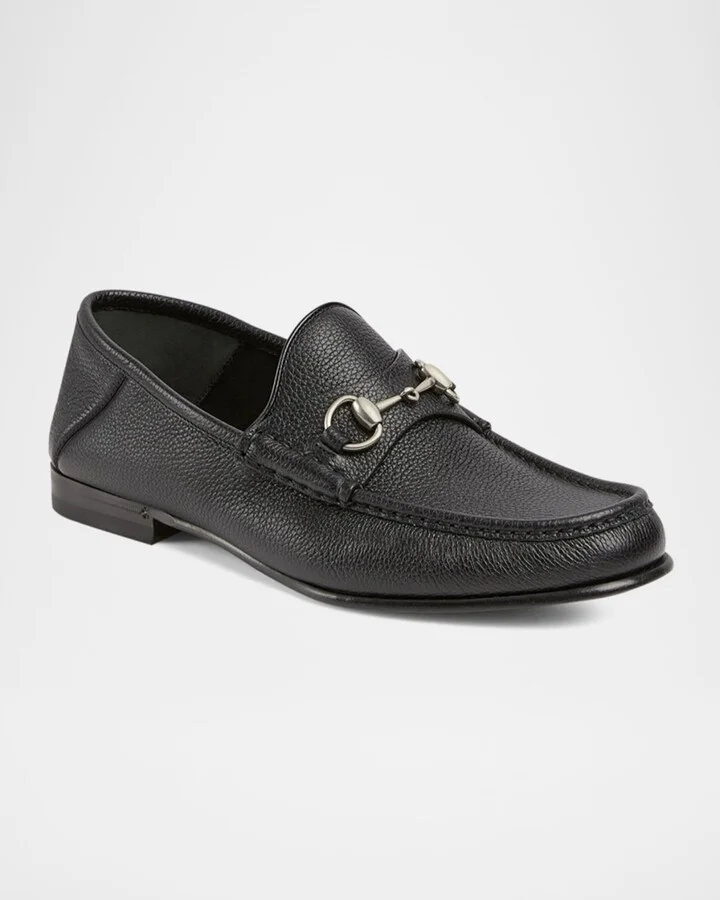 Men's Horsebit 1953 Grained Leather Bit Loafers - Image 8