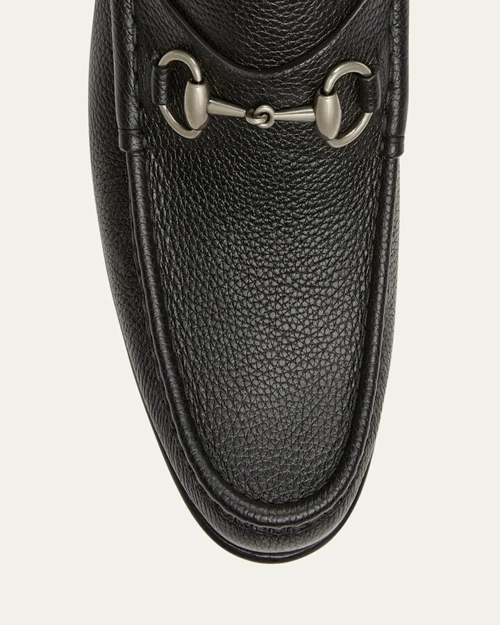 Men's Horsebit 1953 Grained Leather Bit Loafers - Image 3