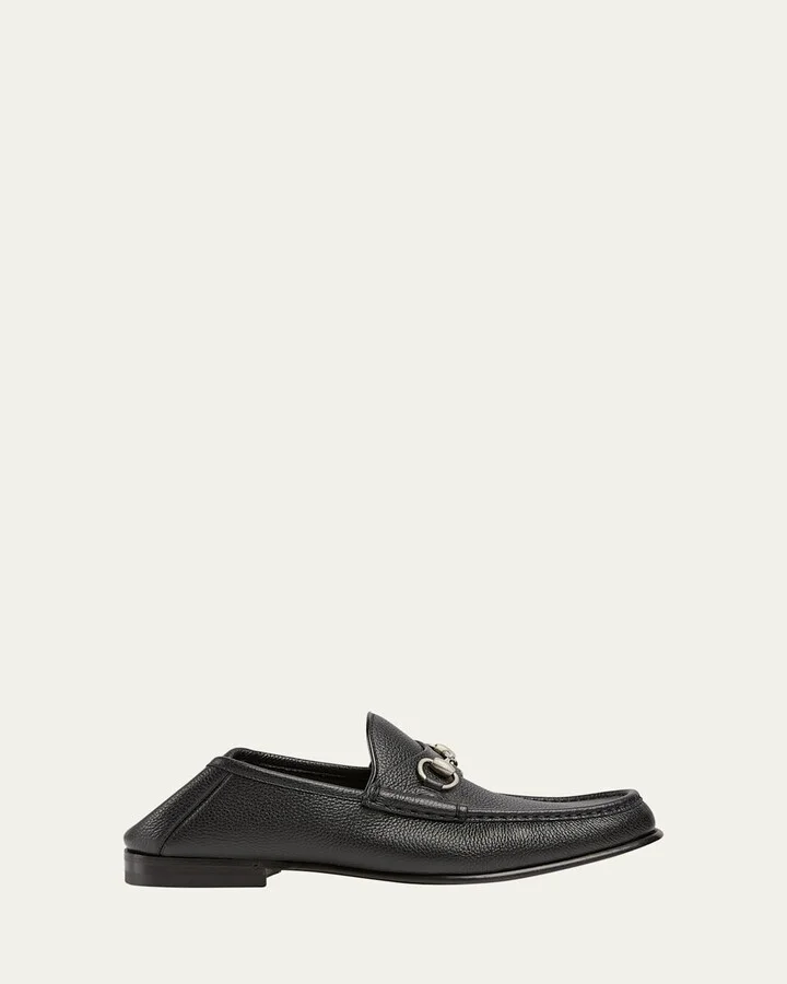 Men's Horsebit 1953 Grained Leather Bit Loafers