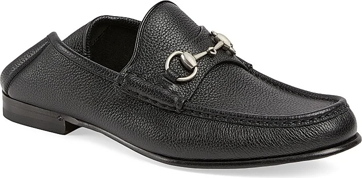 Men's Horsebit 1953 Leather Loafers - Black - Size 7 - Image 2