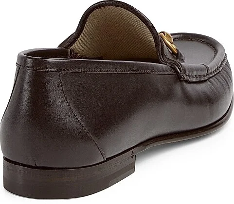 Men's Horsebit 1953 Leather Loafers - Dark Brown - Size 8 - Image 3