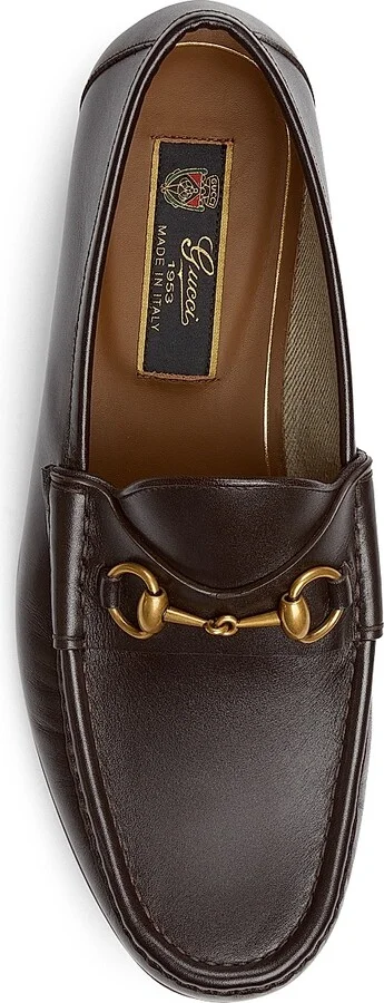 Men's Horsebit 1953 Leather Loafers - Dark Brown - Size 8 - Image 4