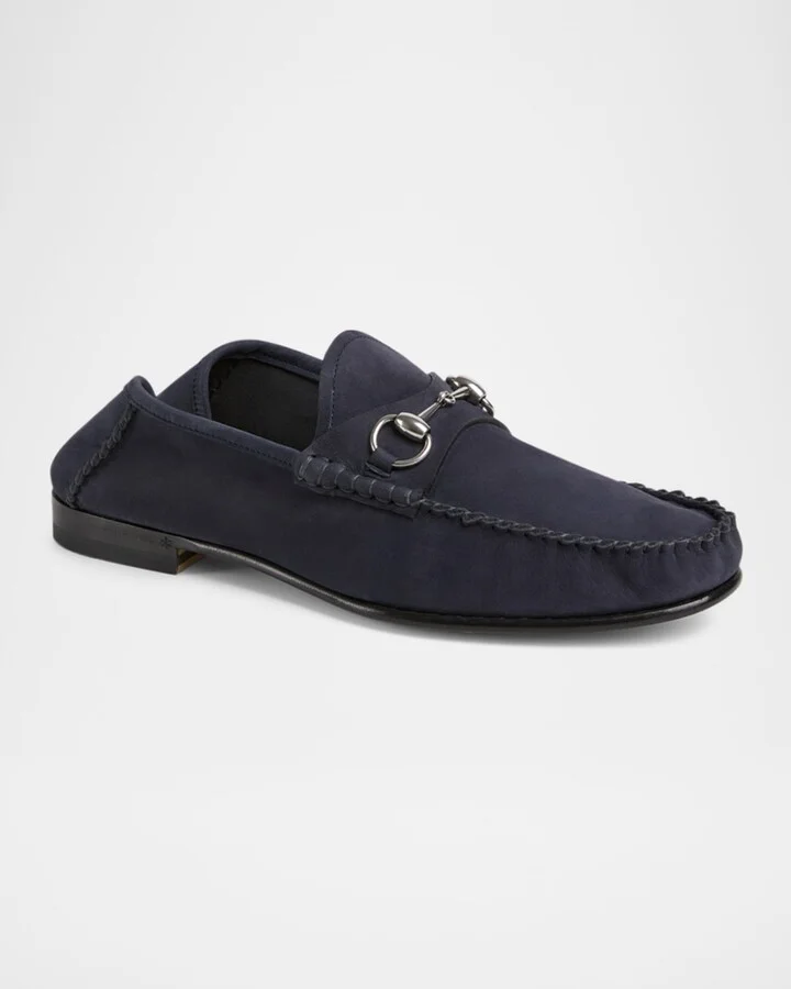 Men's Horsebit 1953 Suede Loafers - Image 2