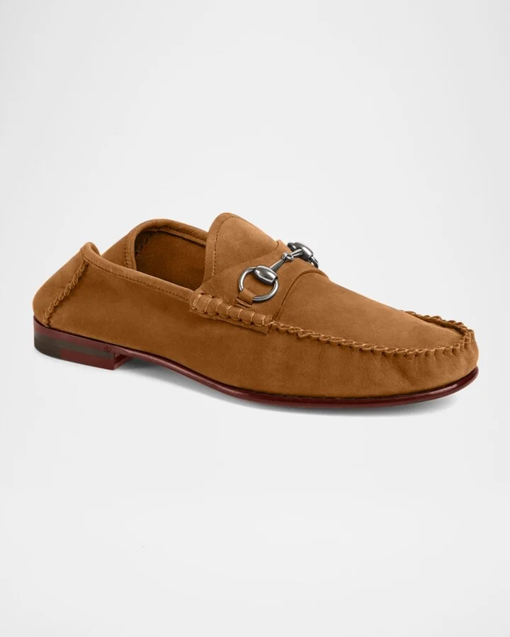 Men's Horsebit 1953 Suede Loafers - Image 6