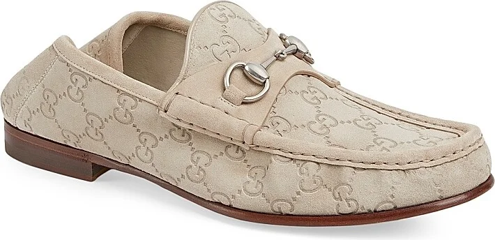 Men's Horsebit 1953 Suede Loafers - Sand - Size 11 - Image 2