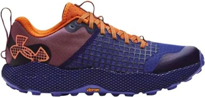 Men's Hovr Ds Ridge Running Shoes - Medium Width In Blue, Orange